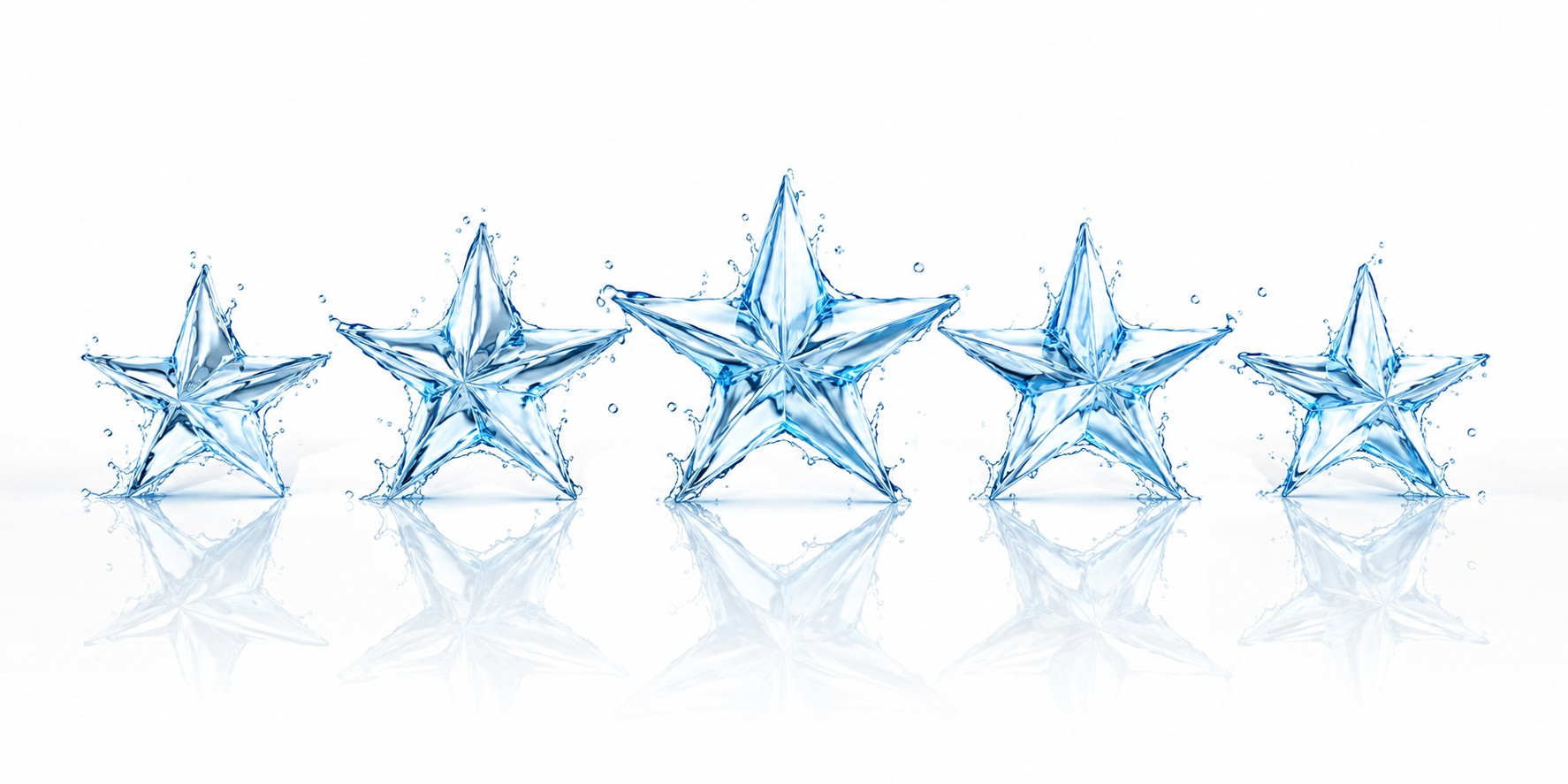 5 star rating Water look